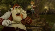 Tristan versucht, den Oger trotz Zahnschmerzen in den Schlaf zu singen.