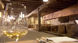 r&ouml;mische Kastellmauern im Weingut Nikolaihof; Mautern an der Donau.