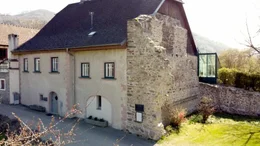 r&ouml;mischer Wachturm, mit angebautem Wohnhaus, Bacharnsdorf.