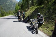 Auch die Kobras brauchen mal eine Pause. Die Alpen&uuml;berquerung hat es in sich.