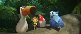 Sind absolut begeistert von der verlassenen Natur in den Regenw&auml;ldern des Amazonas: Rafael (l.), Nico (2.v.l.), Pedro (2.v.r.) und Carla (r.)
