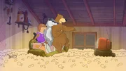 Dr. Brumm macht einen Filmabend, der in eine wilde Popcornschlacht ausartet. Dr. Brumm macht einen Filmabend, der in eine wilde Popcornschlacht ausartet.