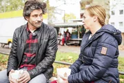 Kathi (Mandy Neidig) sucht das Gespräch mit Manuel (Daniel Sellier). Kathi (Mandy Neidig) sucht das Gespräch mit Manuel (Daniel Sellier).