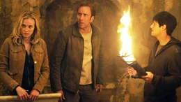 Benjamin Franklin Gates (Nicolas Cage, Mitte) mit Dr. Abigail Chase (Diane Kruger) und Riley Poole (Justin Bartha, re.)