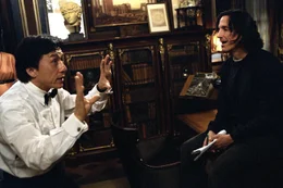 On the left: Jimmy Tong (Jackie Chan)