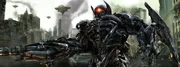 Shockwave (Bild) ist inzwischen doppelt gef&auml;hrlich, weil er &uuml;ber ein Haustier verf&uuml;gt, einen riesigen wurm&auml;hnlichen Roboter ...