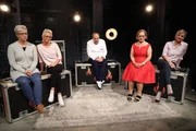 V.l.: Maria Ihle, Alexandra Ihle, Kochcoach Johann Lafer, Giovanna Tuttolomondo, Sally Samantha Naumann