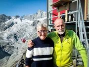 Hüttenpaar: Jacqueline Rossé Berchtold und Hanspeter Berchtold. Hüttenpaar: Jacqueline Rossé Berchtold und Hanspeter Berchtold.