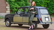 Geraldine de Comtes schw&auml;rmt von der fast perfekten Sch&ouml;nheit ihrer R4 "Parisienne"-Sonderedition.
