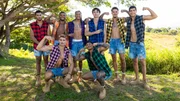 LOVE ISLAND USA -- Episode 712 -- Pictured: (l-r) Jeremiah Brown, Jalen Brown, Austin Shepard, Taylor Williams, Ace Green, Nicolas "Nic" Vansteenberghe, Jose "Pepe" Garcia-Gonzalez, Charlie Georgiou