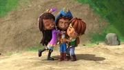 L-R: Lorelai, Santiago Montes, Kiko (oben), Tom&aacute;s Montes
