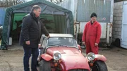 Mike and Seller with Caterham 7 Mike and Seller with Caterham 7