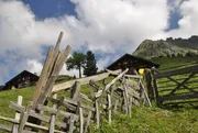 Almhütten auf der Draugsteinalm. Almhütten auf der Draugsteinalm.