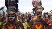 Mitglieder eines Stammes in Papua-Neuguinea