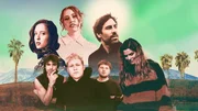 Der Cast von "Song Trip": Von links hinten: Alice Merton, LEA, Max Giesinger, vorne: 01099 und die Band Juli Der Cast von "Song Trip": Von links hinten: Alice Merton, LEA, Max Giesinger, vorne: 01099 und die Band Juli