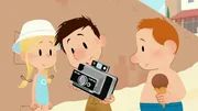 Nick, Marie-Hedwig und Otto sind besorgt. Es ist nur noch ein Bild auf dem Film.
