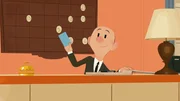 Hoteldirektor Martin hat eine Geburtstagseinladung für Nick. Hoteldirektor Martin hat eine Geburtstagseinladung für Nick.