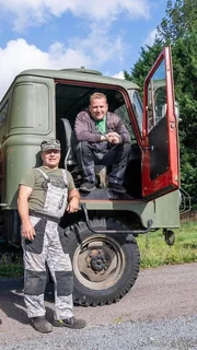 Axel Zörner (l.) und Michael Sroka lieben alte Autos. Axel Zörner (l.) und Michael Sroka lieben alte Autos.