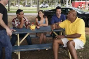 L-R: Danny "Danno" Williams (Scott Caan), Junior Reigns (Beulah Koale), Tani Rey (Meaghan Rath), Adam Noshimuri (Ian Anthony Dale), Lou Grover (Chi McBride) L-R: Danny "Danno" Williams (Scott Caan), Junior Reigns (Beulah Koale), Tani Rey (Meaghan Rath), Adam Noshimuri (Ian Anthony Dale), Lou Grover (Chi McBride)