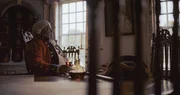 Reenactment &ndash; Der britische General Howe &uuml;berlegt, wie er weiter vorgehen soll.