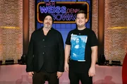 Treten bei "Wer wei&szlig; denn sowas?" als Kandidaten gegeneinander an: Der Schriftsteller und Kabarettist Torsten Str&auml;ter (l.) und der Komiker Chris Tall (r.).
