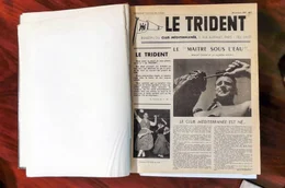 Erste Ausgabe der Clubzeitschrift "Le Trident": Der "Club Med" hie&szlig; zuerst "Club M&eacute;diterran&eacute;e" und mit ihn begann die Erfolgsgeschichte des Cluburlaubs.