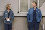 Distanzierte Beziehung: Kim Raver als Dr. Teddy Altman, Kevin McKidd als Dr. Owen Hunt Distanzierte Beziehung: Kim Raver als Dr. Teddy Altman, Kevin McKidd als Dr. Owen Hunt