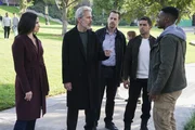 (v.l.n.r.) Jessica Knight (Katrina Law); Alden Parker (Gary Cole); Timothy McGee (Sean Murray); Nick Torres (Wilmer Valderrama); Logan Kennedy (Zachary Williams) (v.l.n.r.) Jessica Knight (Katrina Law); Alden Parker (Gary Cole); Timothy McGee (Sean Murray); Nick Torres (Wilmer Valderrama); Logan Kennedy (Zachary Williams)