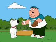 Brian Griffin (l.); Peter Griffin (r.)