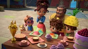L-R: Breno, Tina Montes, Josefina Montes, Santiago Montes, Kiko, Antonio Montes, Tom&aacute;s Montes