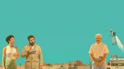 (v.li.): Scarlett Johansson (Midge Campbell), Jason Schwartzman (Augie Steenback), Tom Hanks (Stanley Zak).