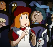 Alice ist begeistert. Ihr Freund, der kleine Fl&ouml;tenspieler, gibt sein ersten Konzert.