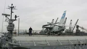 Dr. James Delgao aboard the aircraft carrier USS Hornet. Dr. James Delgao aboard the aircraft carrier USS Hornet.