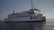 The NOAA surveying the wreck of the SS Oregon (National Geographic)