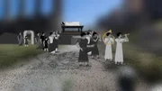 Ein traditioneller Leichenzug für einen Bürger im alten Rom. Ein traditioneller Leichenzug für einen Bürger im alten Rom.