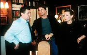 Beginn der Serie: Kommissar Rex "Der Vollmondm&ouml;rder". Im Bild: Stefan Matousch, Gedeon Burkhard, Krista Stadler.