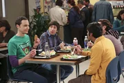 Gute Freunde: Howard (Simon Helberg, 2.v.l.), Sheldon (Jim Parsons, l.), Leonard (Johnny Galecki, r.) und Raj (Kunal Nayyar, 2.v.r.) ... Gute Freunde: Howard (Simon Helberg, 2.v.l.), Sheldon (Jim Parsons, l.), Leonard (Johnny Galecki, r.) und Raj (Kunal Nayyar, 2.v.r.) ...