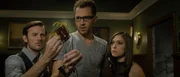 Tyler (Evan Williams), Conrad (John Lerardi) und Natasha (Annabelle Stephenson,r.) d&auml;mmert es langsam, dass es im Escape Room um Leben oder Tod geht.