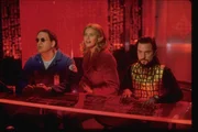 L-R: Hal (Penn Jillette), Margo (Lorraine Bracco), Eugene (Fisher Stevens)