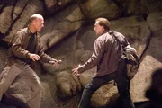 Mitch Wilkinson (Ed Harris, l.), Benjamin Franklin Gates (Nicolas Cage)