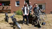 Sascha, August und Marc (v.l.) freuen sich auf den Besuch am Set von "Alarm f&uuml;r Cobra 11".
