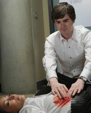 l-r: Dr. Audrey Lim (Christina Chang), Dr. Shaun Murphy (Freddie Highmore) l-r: Dr. Audrey Lim (Christina Chang), Dr. Shaun Murphy (Freddie Highmore)
