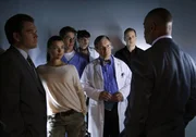 Ein neuer Fall wartet auf Tony (Michael Weatherly, l.), Ziva (Cote de Pablo, 2.v.l.), Jimmy (Brian Dietzen, 3.v.l.), Abby (Pauley Perrette, M.), Ducky (David McCallum, 3.v.r.), McGee (Sean Murray, 2.v.r.) und Vance (Rocky Carroll, r.) ... Ein neuer Fall wartet auf Tony (Michael Weatherly, l.), Ziva (Cote de Pablo, 2.v.l.), Jimmy (Brian Dietzen, 3.v.l.), Abby (Pauley Perrette, M.), Ducky (David McCallum, 3.v.r.), McGee (Sean Murray, 2.v.r.) und Vance (Rocky Carroll, r.) ...