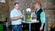 Bernhard Malli und Harry Prünster in Kitzeck. Bernhard Malli und Harry Prünster in Kitzeck.