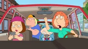 (v.l.n.r.) Meg Griffin; Chris Griffin; Stewie Griffin; Lois Griffin