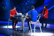 (v.l.n.r.) Bülent Ceylan; Stefan Mross; Linda Zervakis (v.l.n.r.) Bülent Ceylan; Stefan Mross; Linda Zervakis