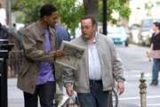 Als sich der tollpatschige Albert (Kevin James, r.) in das glamour&ouml;se Society-Girl Allegra Cole verliebt, kann nur noch einer ihm helfen: Hitch, der Date-Doktor (Will Smith, l.) ...