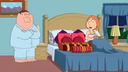 Peter Griffin (l.); Lois Griffin (r.) Peter Griffin (l.); Lois Griffin (r.)
