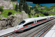 Modellbahnlandschaft Odenwald.