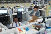 L-R: Jerry Edgar (Jamie Hector), Lt. Grace Billets (Amy Aquino)